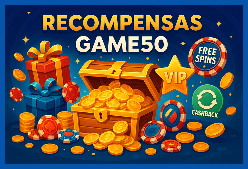 O bônus promocional GAME50 é uma ótima maneira de começar sua aventura