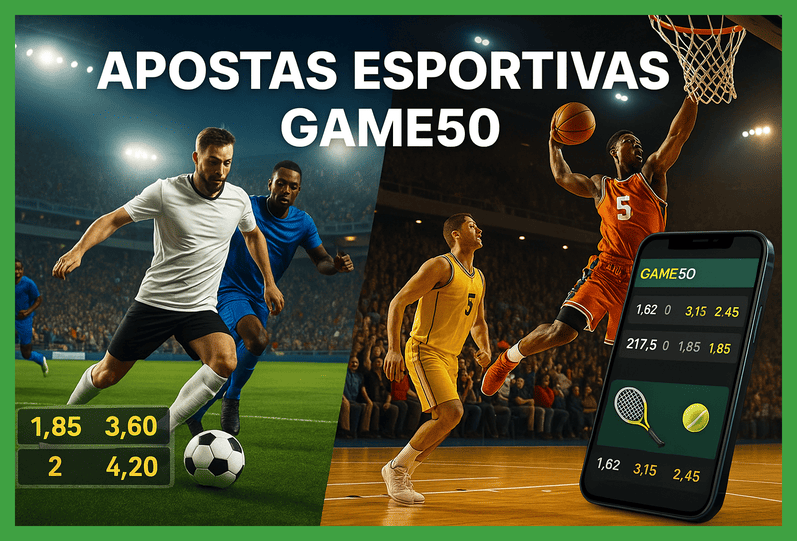 Apostas esportivas no cassino online GAME50